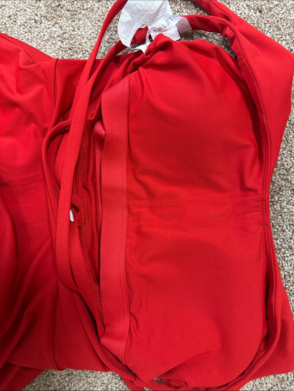 Fabletics Red Activewear Dress Size Small - Picture 6 of 7